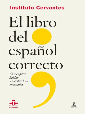 cover image of El libro del español correcto